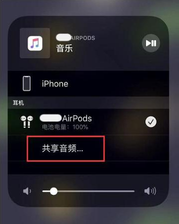 遵化苹果14音频维修点分享iPhone14音频共享设置方法 